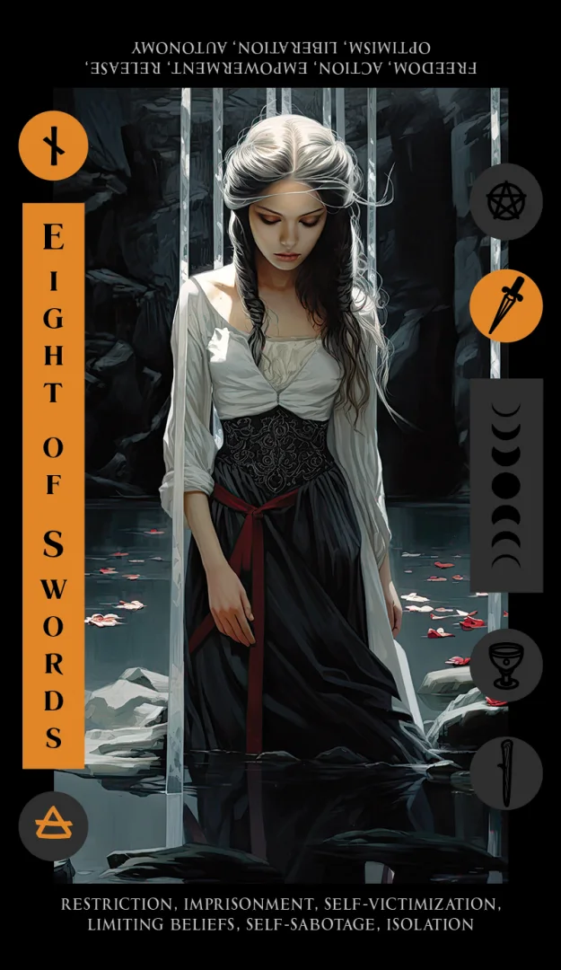 Eight of Swords tarot card
