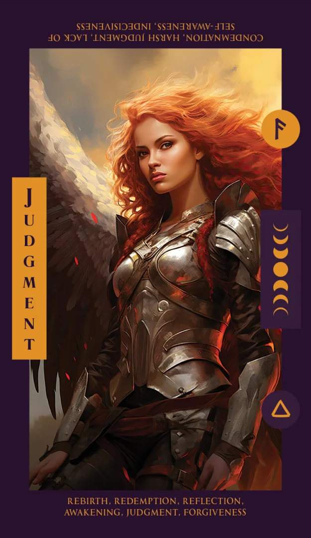 Original Velvet Arcana artwork for Judgement
