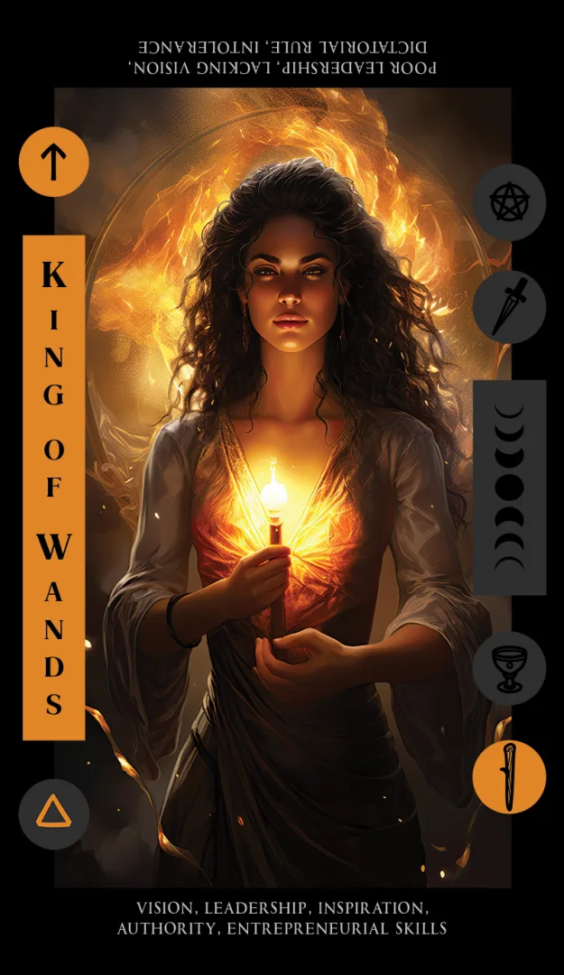 King of Wands tarot card