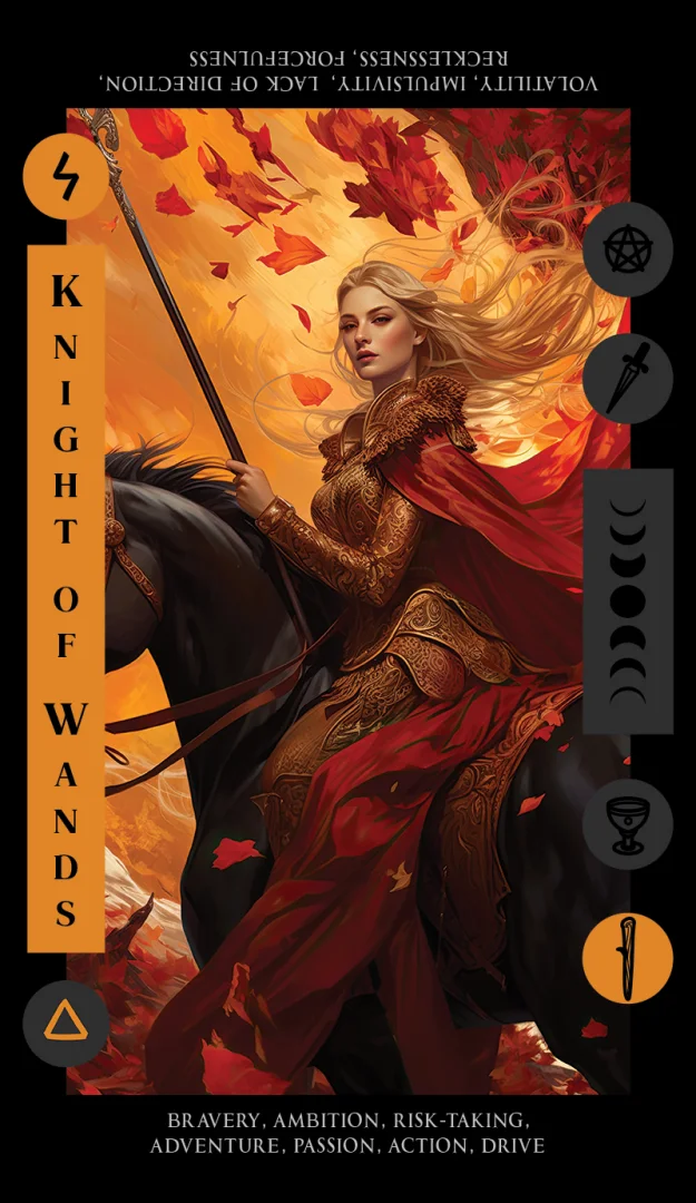 Knight of Wands tarot card