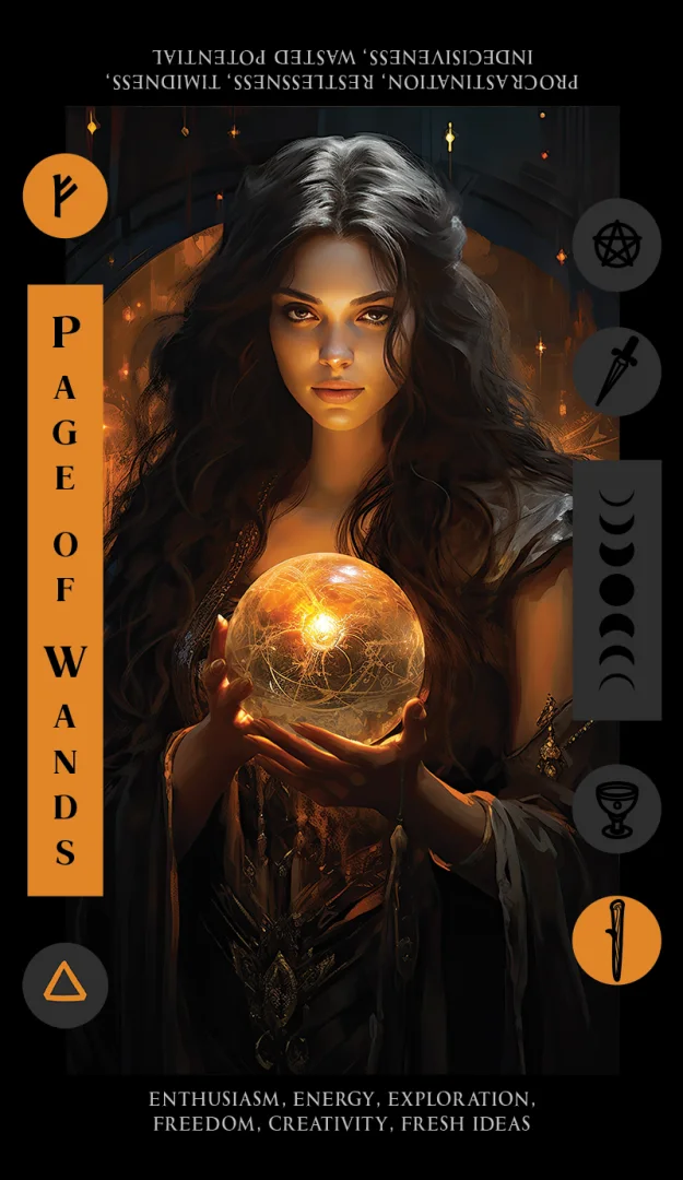 Page of Wands tarot card