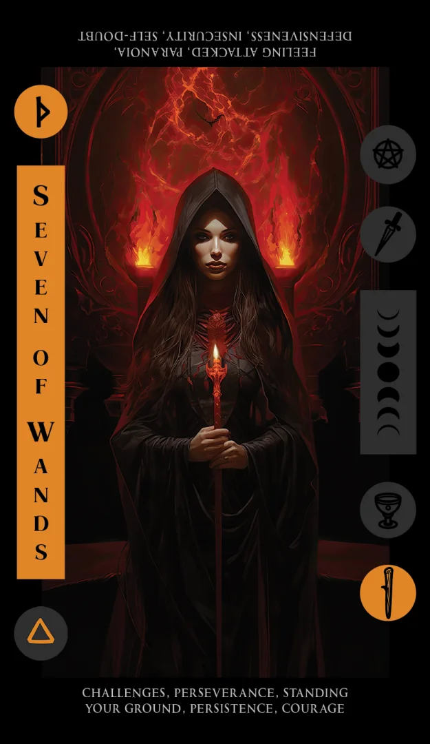 Seven of Wands tarot card