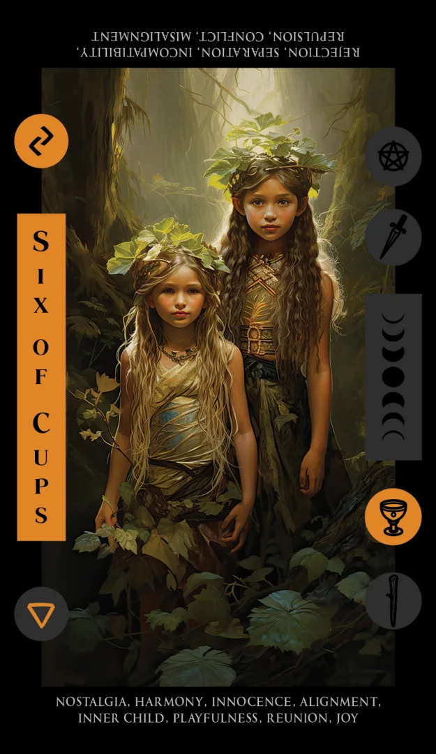 Six of Cups tarot card