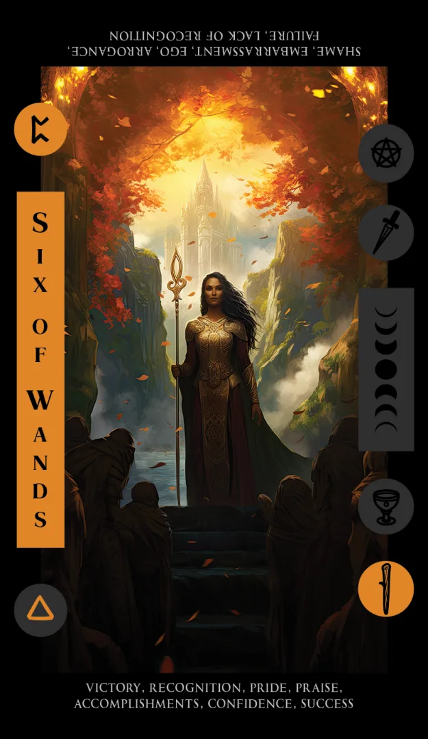 Six of Wands tarot card
