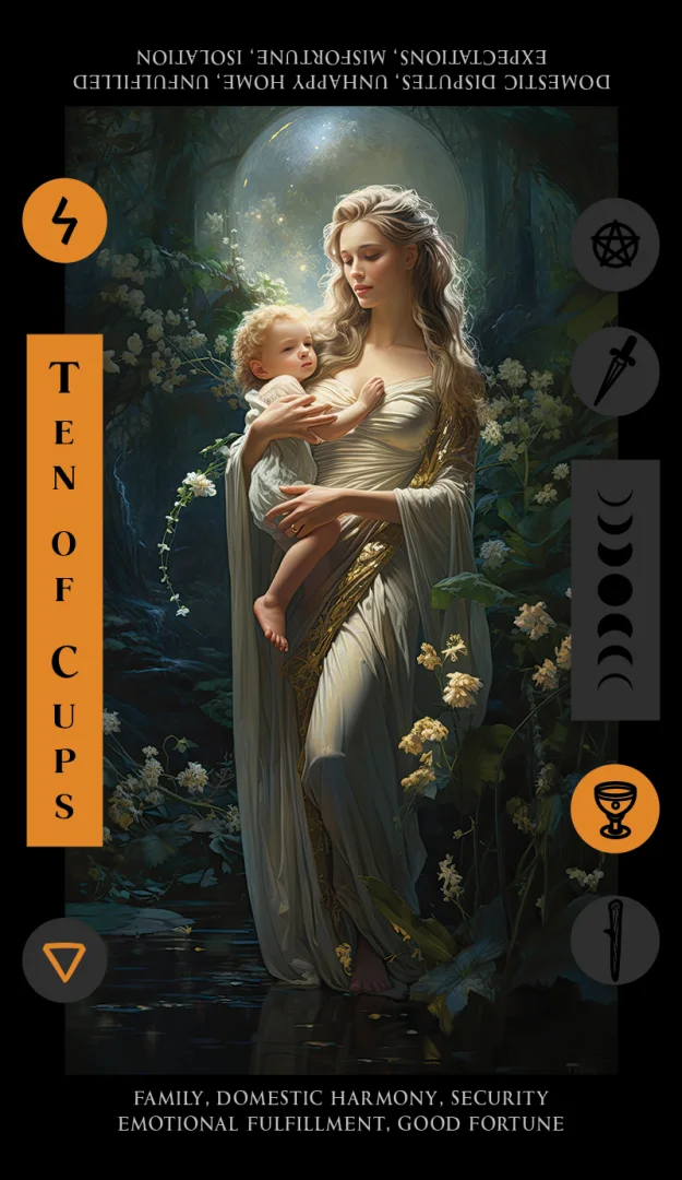 Ten of Cups tarot card