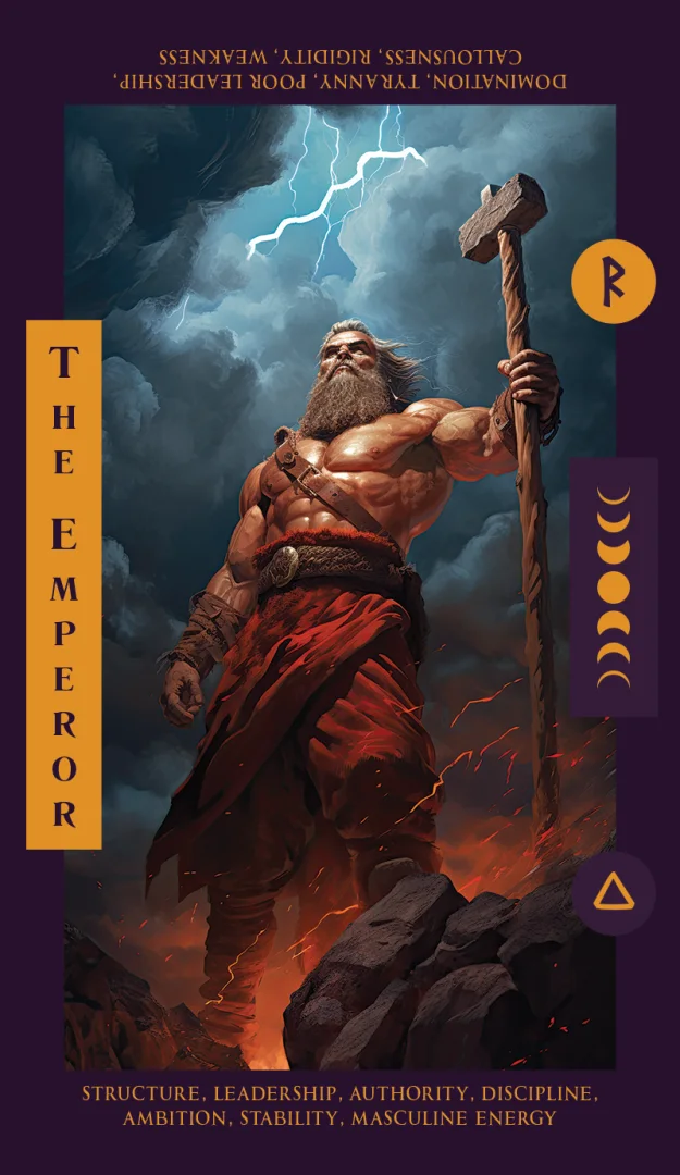 Original Velvet Arcana artwork for The Emperor