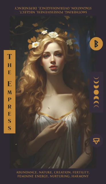 Original Velvet Arcana artwork for The Empress