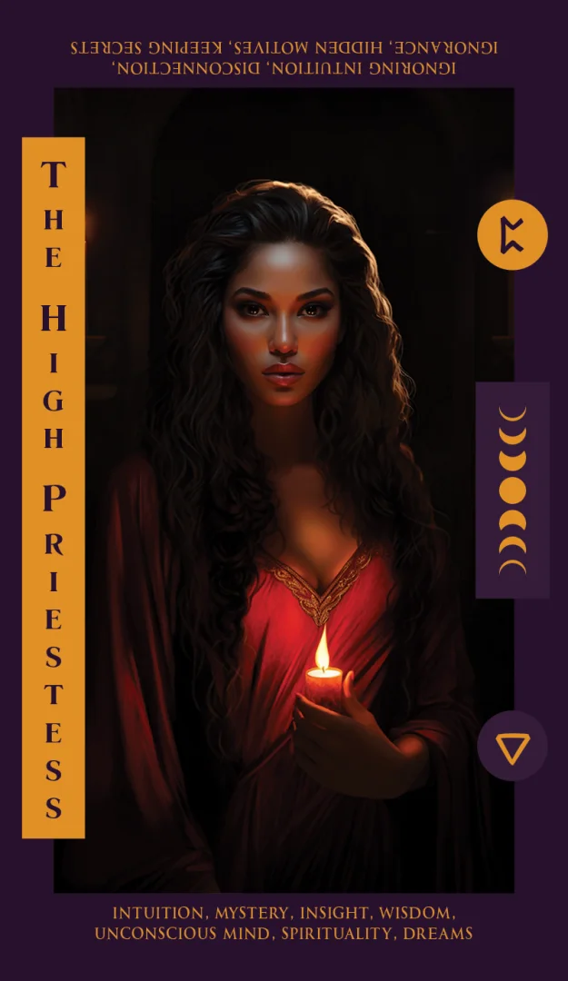 The High Priestess tarot card