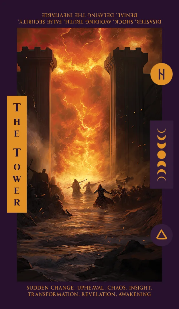 Original Velvet Arcana artwork for The Tower